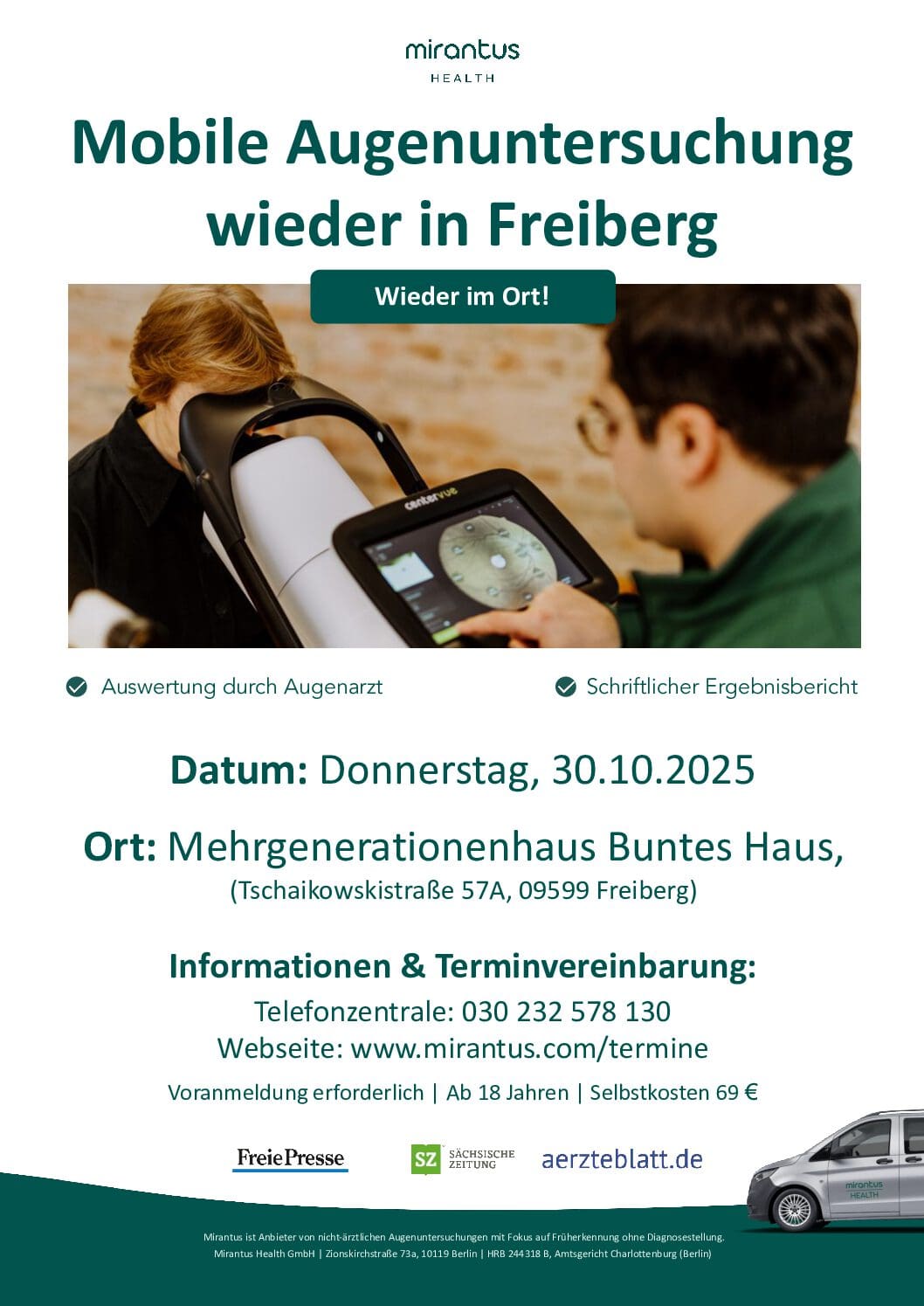 Mobile Augenuntersuchung