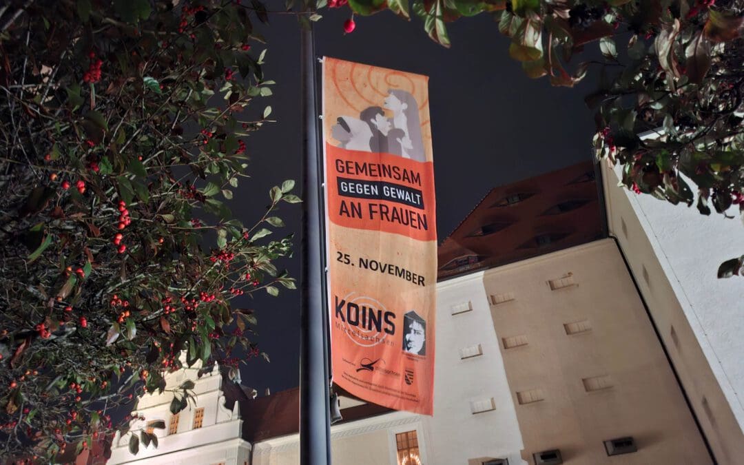 Freiberg setzte am Orange Day ein sichtbares Zeichen gegen Gewalt